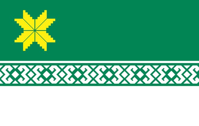 Flag attributed to the Chuvash national movement (1918)
