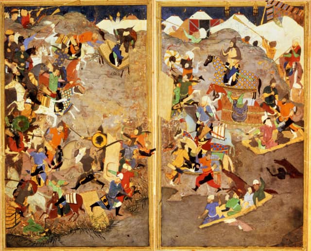 Battle on the River Oxus