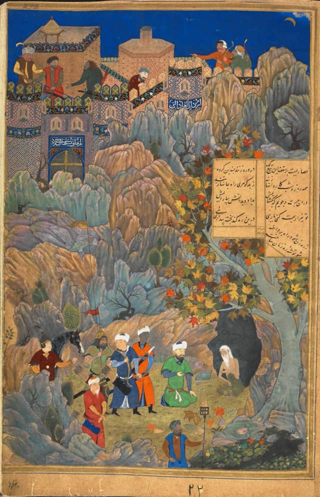 Iskandar visiting the Wise Man